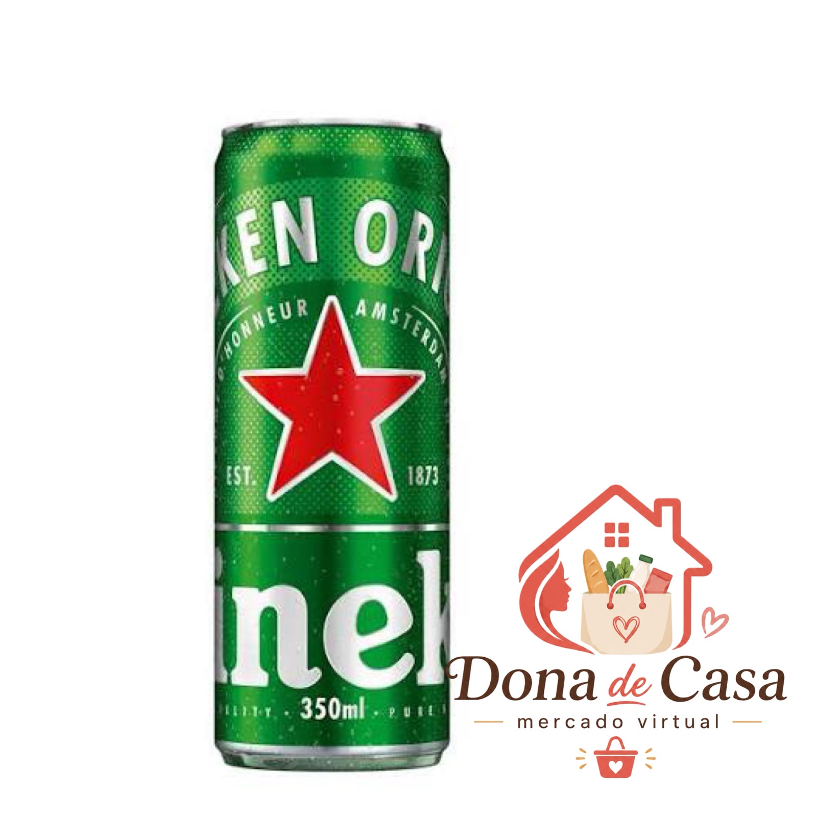 A Heineken Original 350 ml é uma cerveja premium